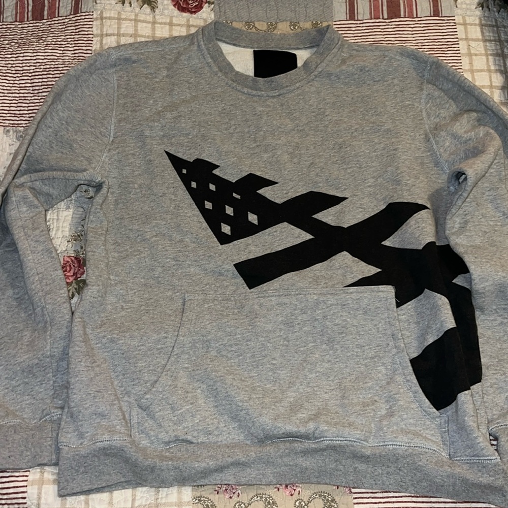 Jay-z Roc Nation Paper Planes Crewneck Sweatshirt with front pocket large